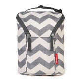 Skip Hop Grab & Go Double Bottle Bag, Chevron - ANB Baby